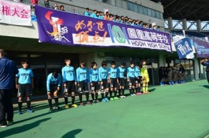 ブログ　準々決勝　男子サッカー部員も駆けつける